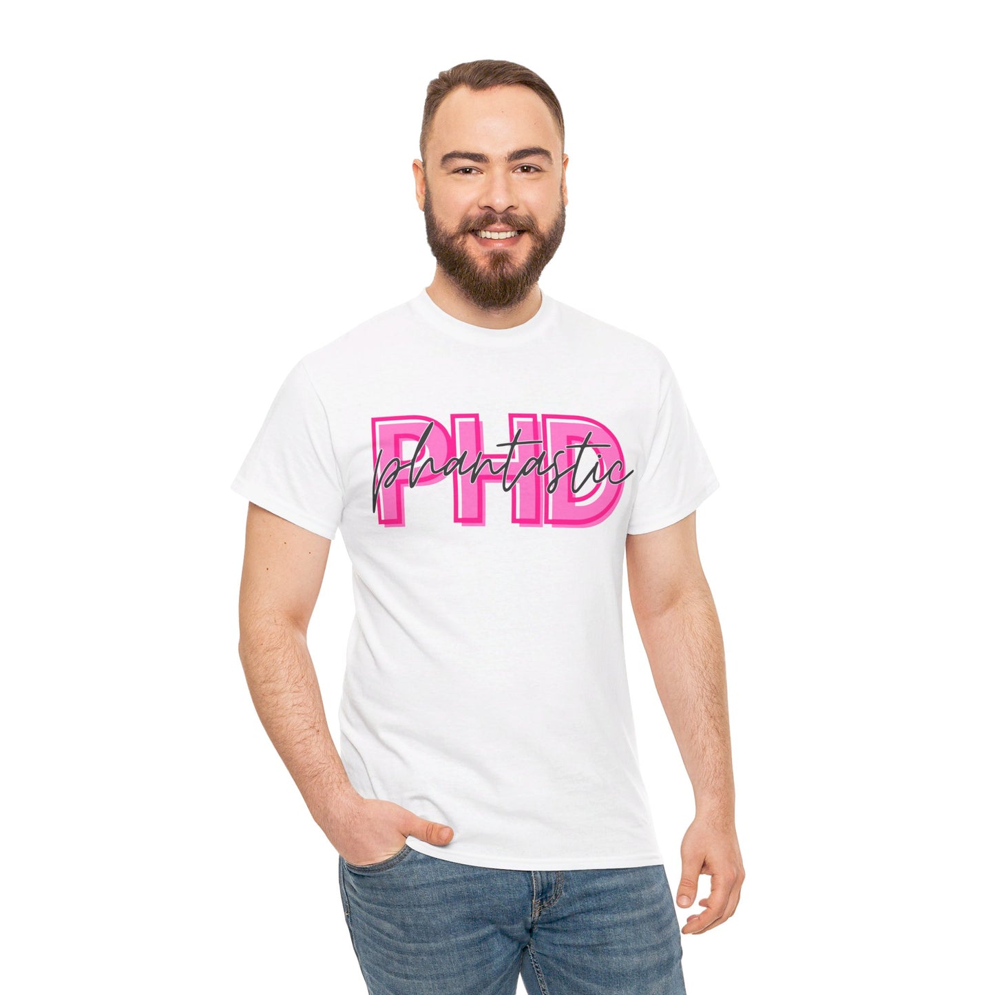 PhD Phantastic Unisex Heavy Cotton Tee - Perfect Gift for PhD Students