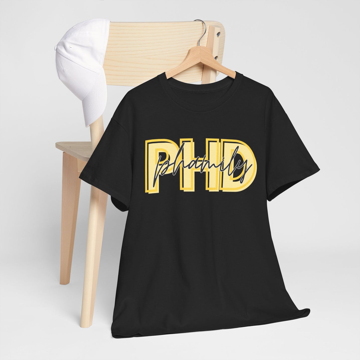 PHD phamily yellow Unisex Heavy Cotton Tee