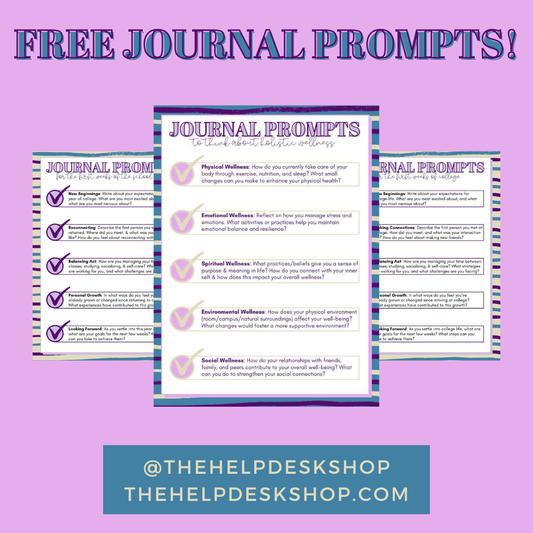 Free Journal Prompts for holistic wellness